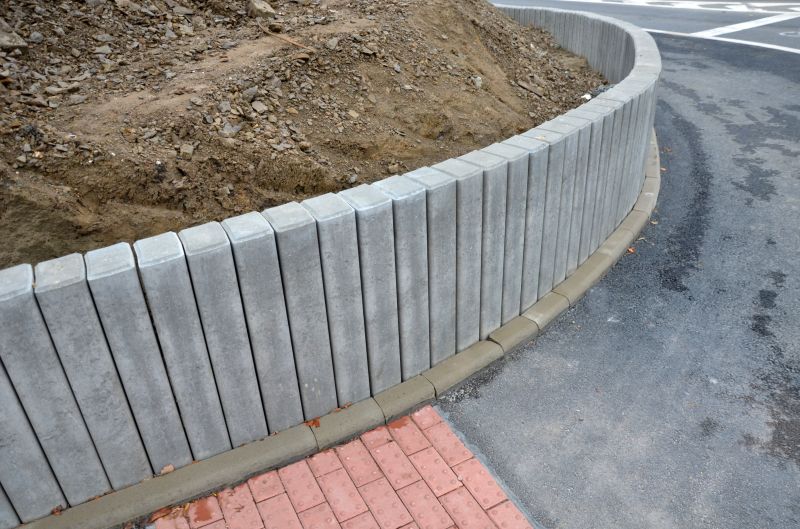 Concrete Retaining Wall Installation detail