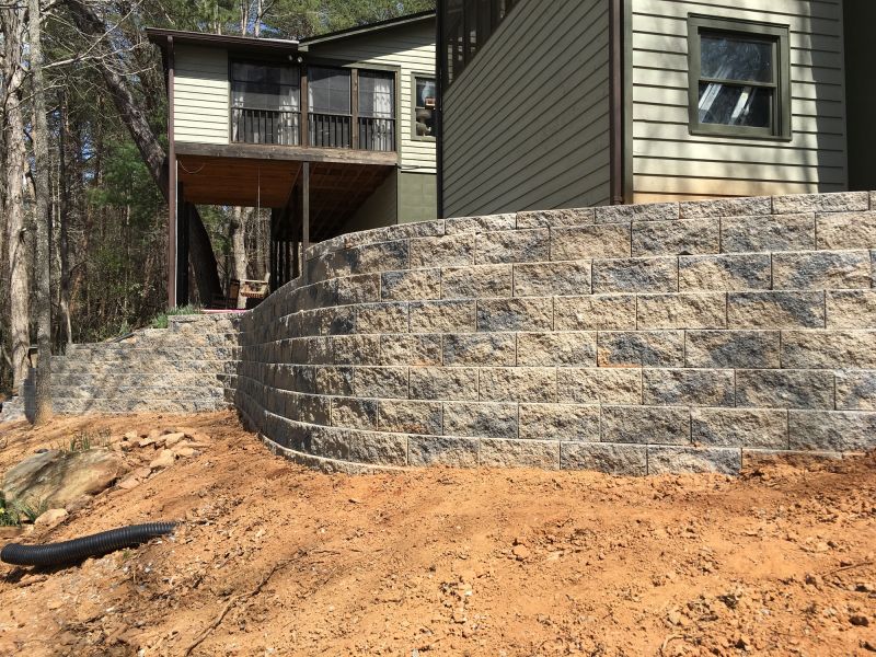 Local Concrete Retaining Wall Installation pros at work